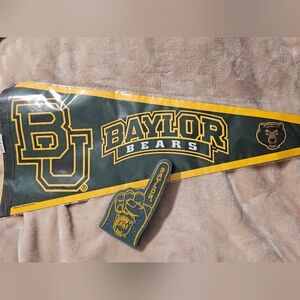 Baylor Bears Pennat & Foam Finger